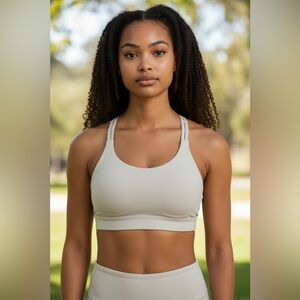 Lululemon Energy Bra Light Support Strappy Back Size Unknown